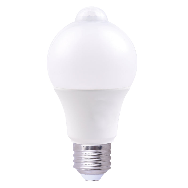 Luxrite A19 9W Dusk To Dawn + PIR LED Lamp