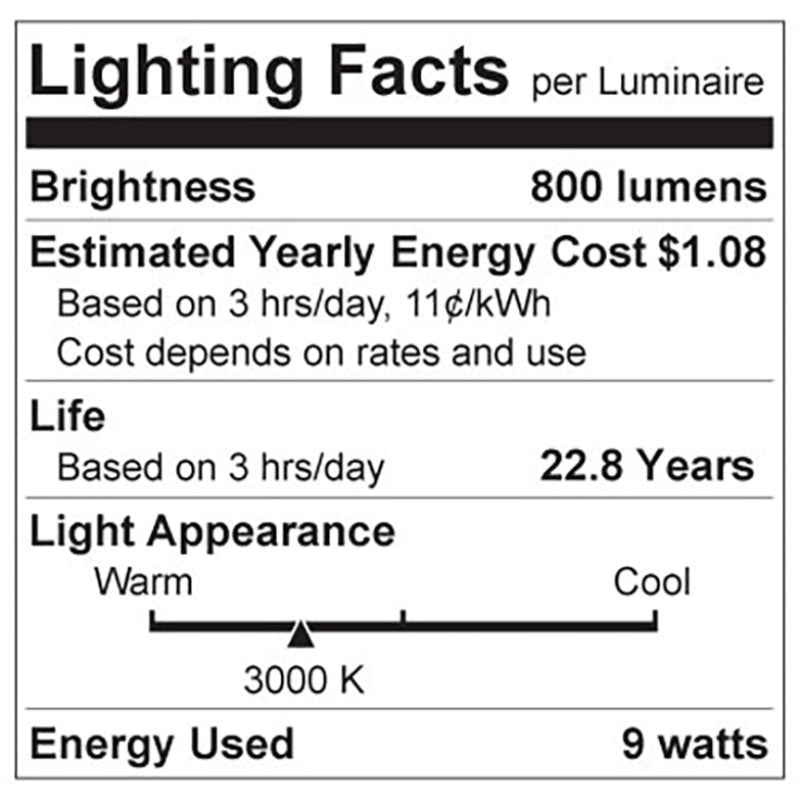 Luxrite A19 9W E26 LED Lamp Additional Image 5