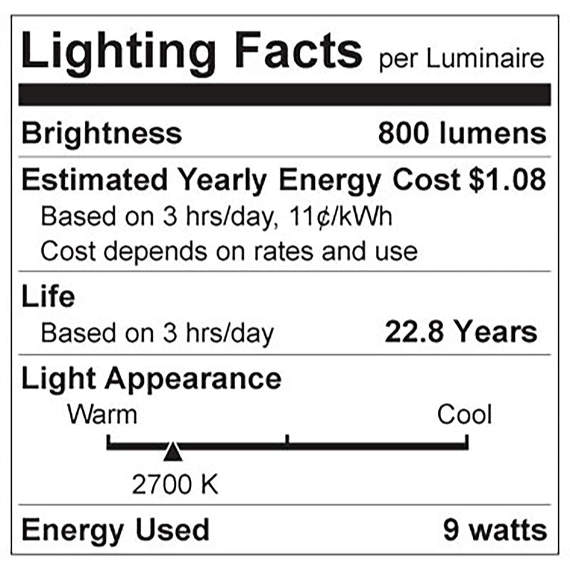 Luxrite A19 9W E26 LED Lamp Additional Image 6