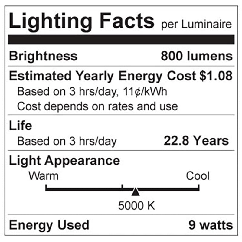 Luxrite A19 9W E26 LED Lamp Additional Image 3