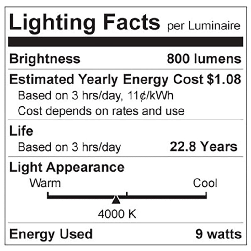 Luxrite A19 9W E26 LED Lamp Additional Image 4