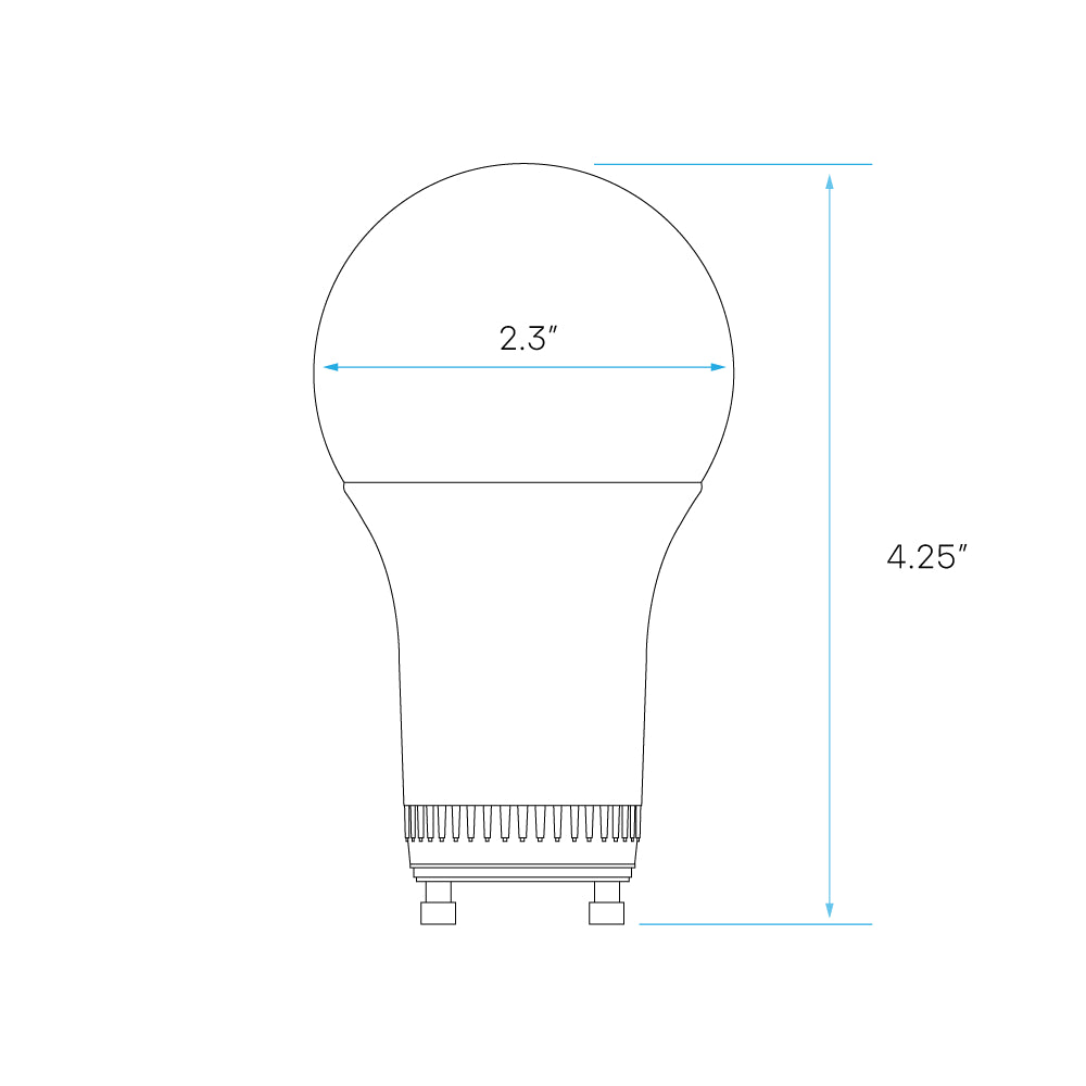 Luxrite A19 9W GU24 LED Lamp Additional Image 1