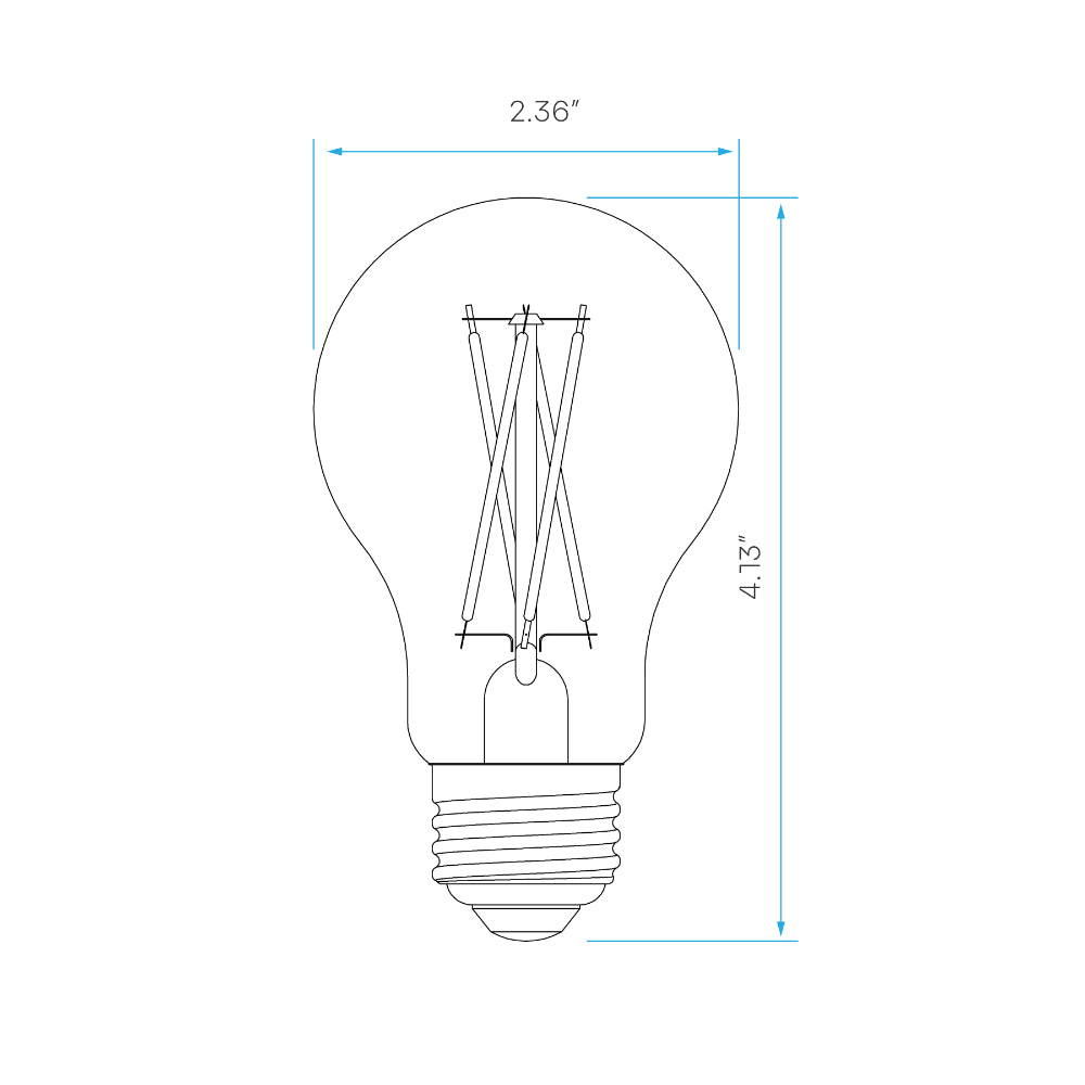 Luxrite A19 Series 6W LED Lamp Additional Image - 2