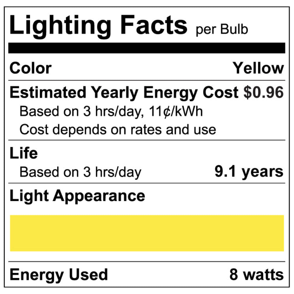 Luxrite A19 Series 8W LED Lamp Additional Image - 10