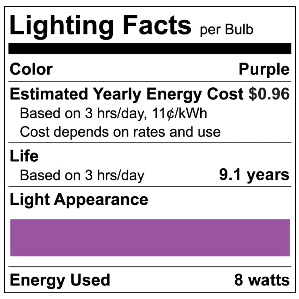 Luxrite A19 Series 8W LED Lamp Additional Image - 13