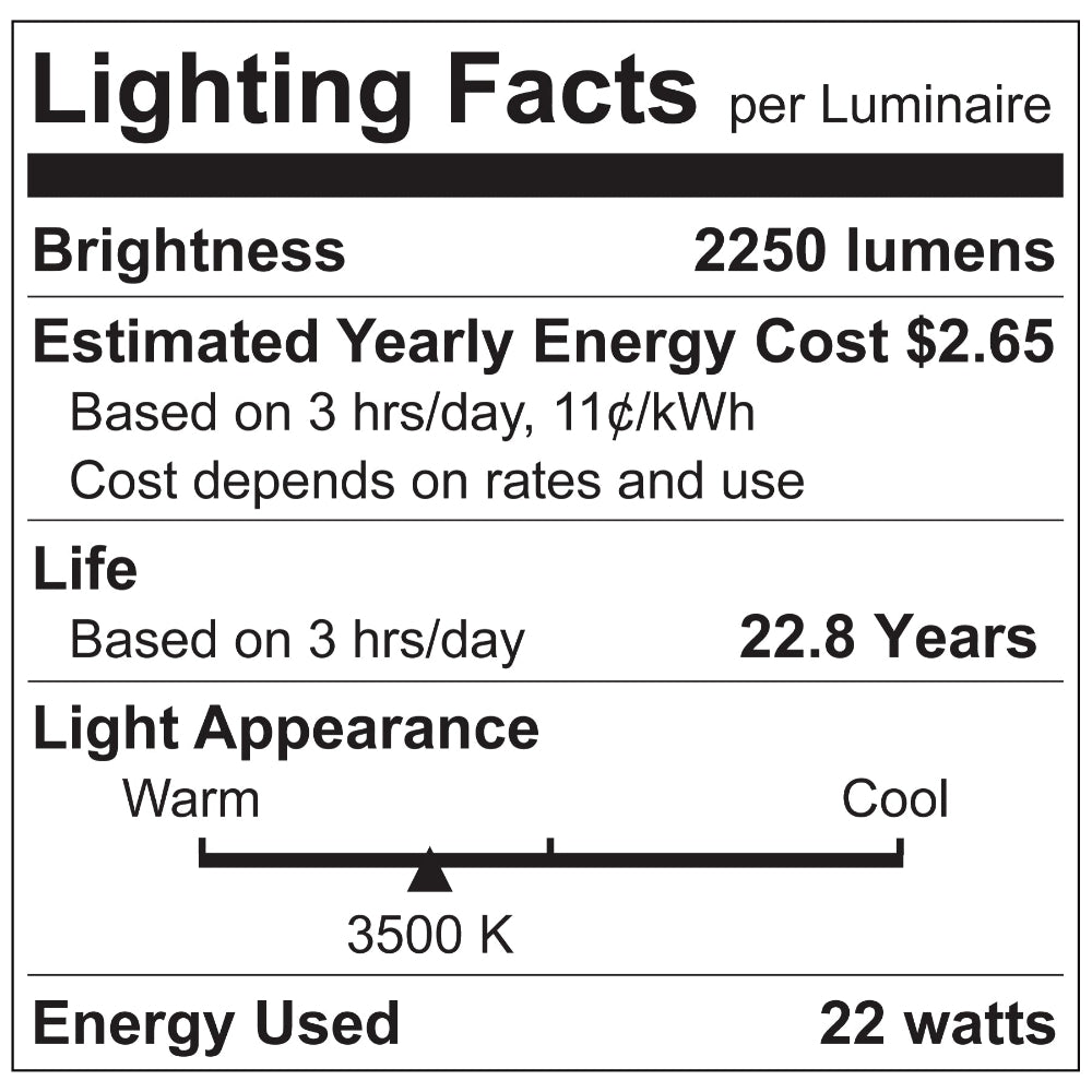 Luxrite A21 Series 22W LED Lamp Additional Image - 2