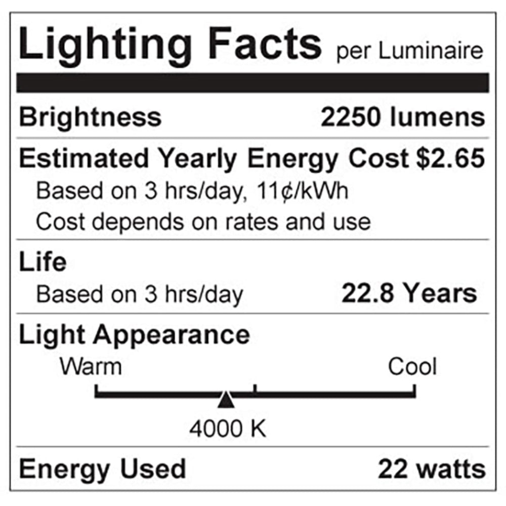 Luxrite A21 Series 22W LED Lamp Additional Image - 4