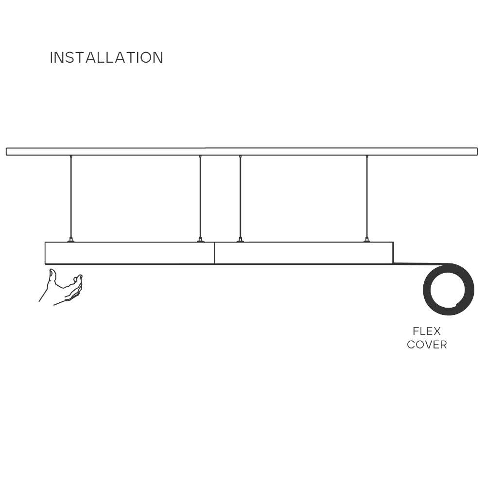 Luxrite Architectural Linkable Linear - 25' Flexible Cover Additional Image 1