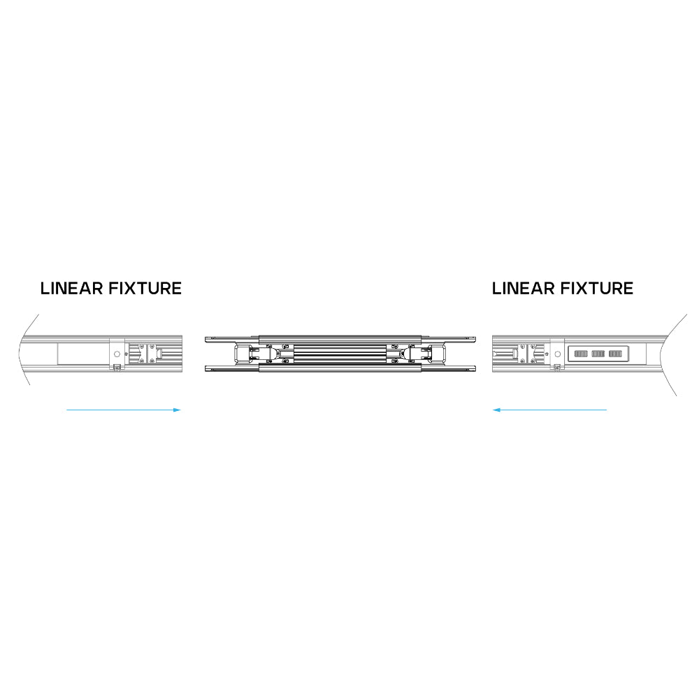 Luxrite Architectural Linkable Linear 9" Connector Additional Image 1