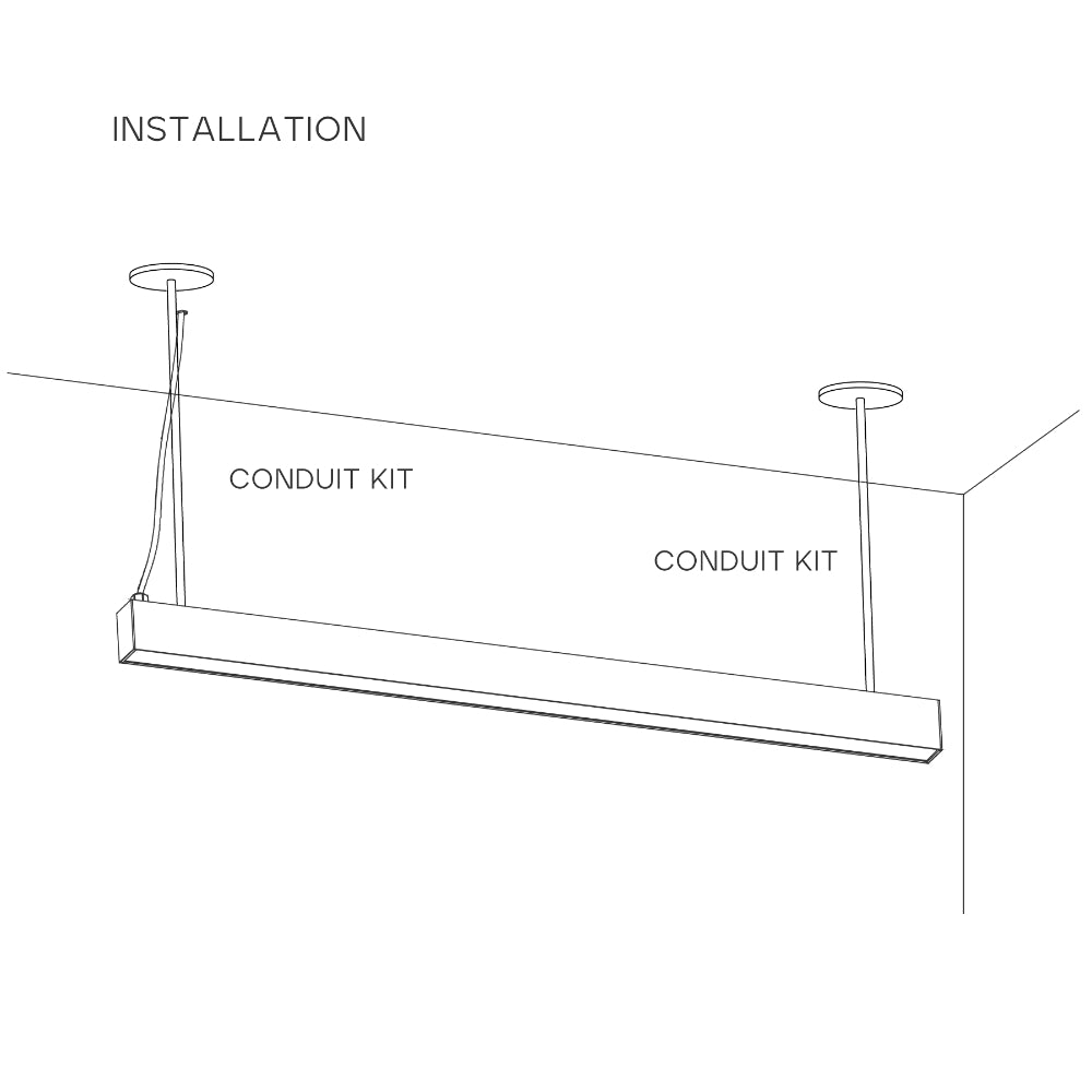 Luxrite Architectural Linkable Linear - Conduit Kit Additional Image 1