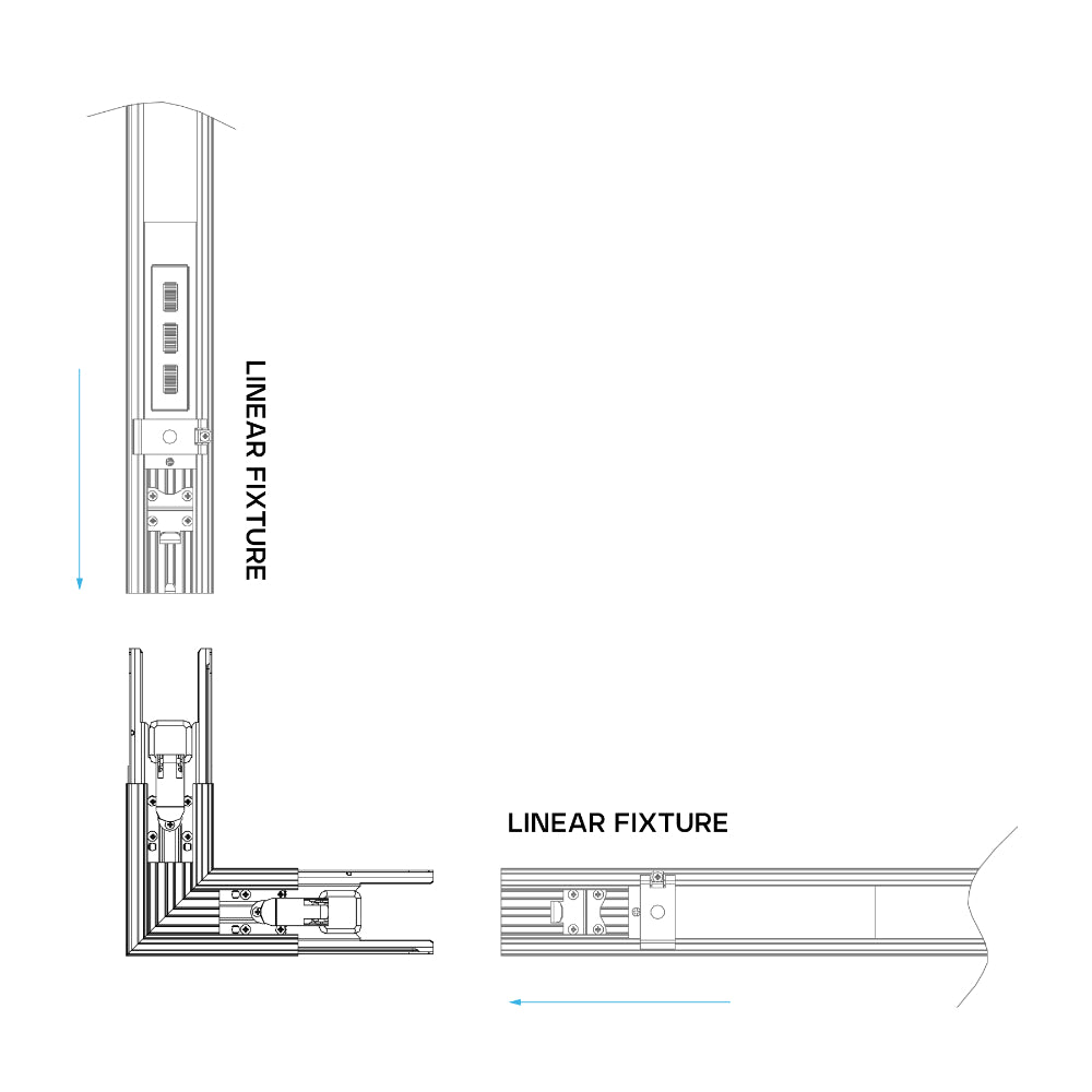 Luxrite Architectural Linkable Linear L-Connector Additional Image 1