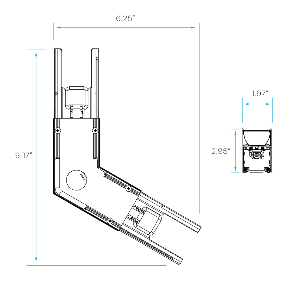 Luxrite Architectural Linkable Linear V120&ordm; Connector Additional Image 2