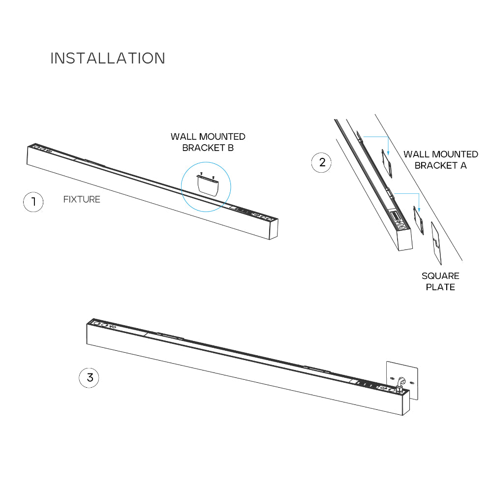 Luxrite Architectural Linkable Linear - Wall Mount Kit Additional Image 1