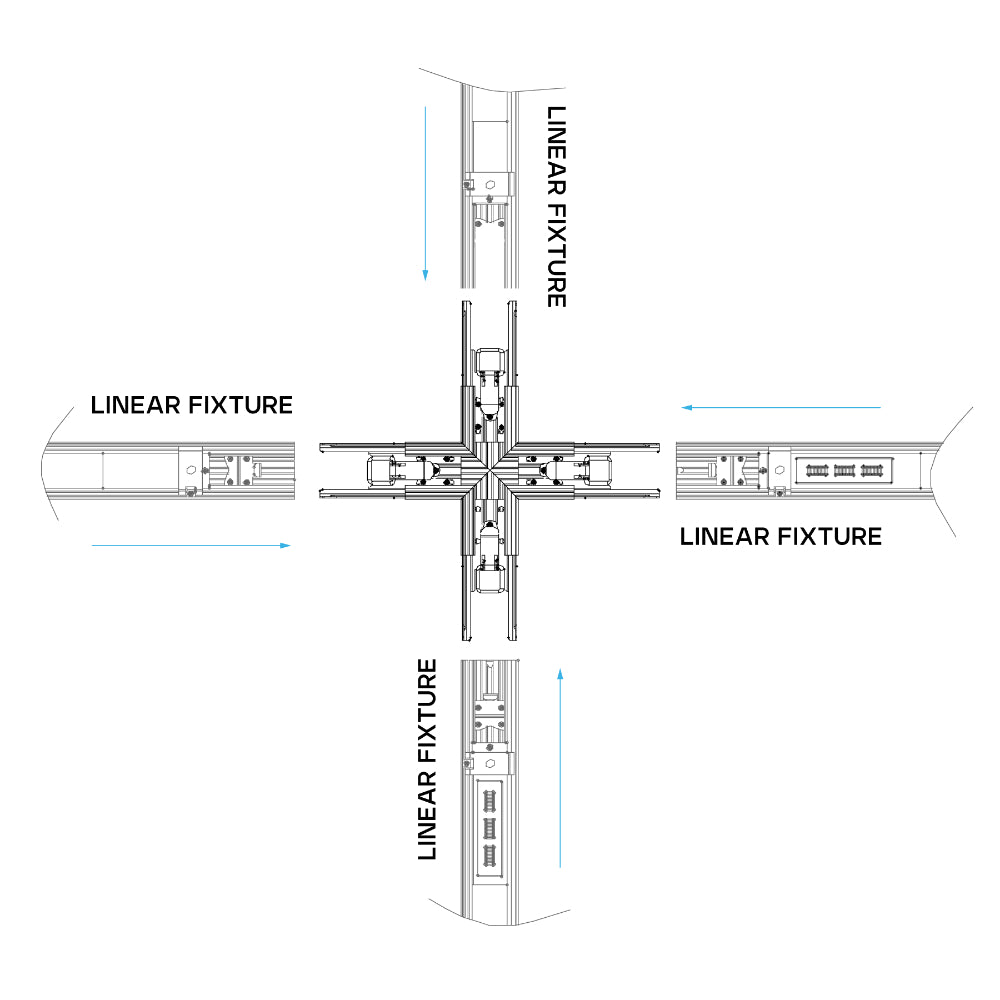 Luxrite Architectural Linkable Linear X-Connector Additional Image 1