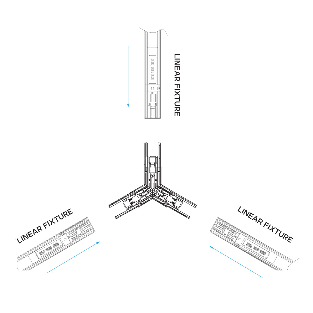 Luxrite Architectural Linkable Linear Y-Connector Additional Image 1