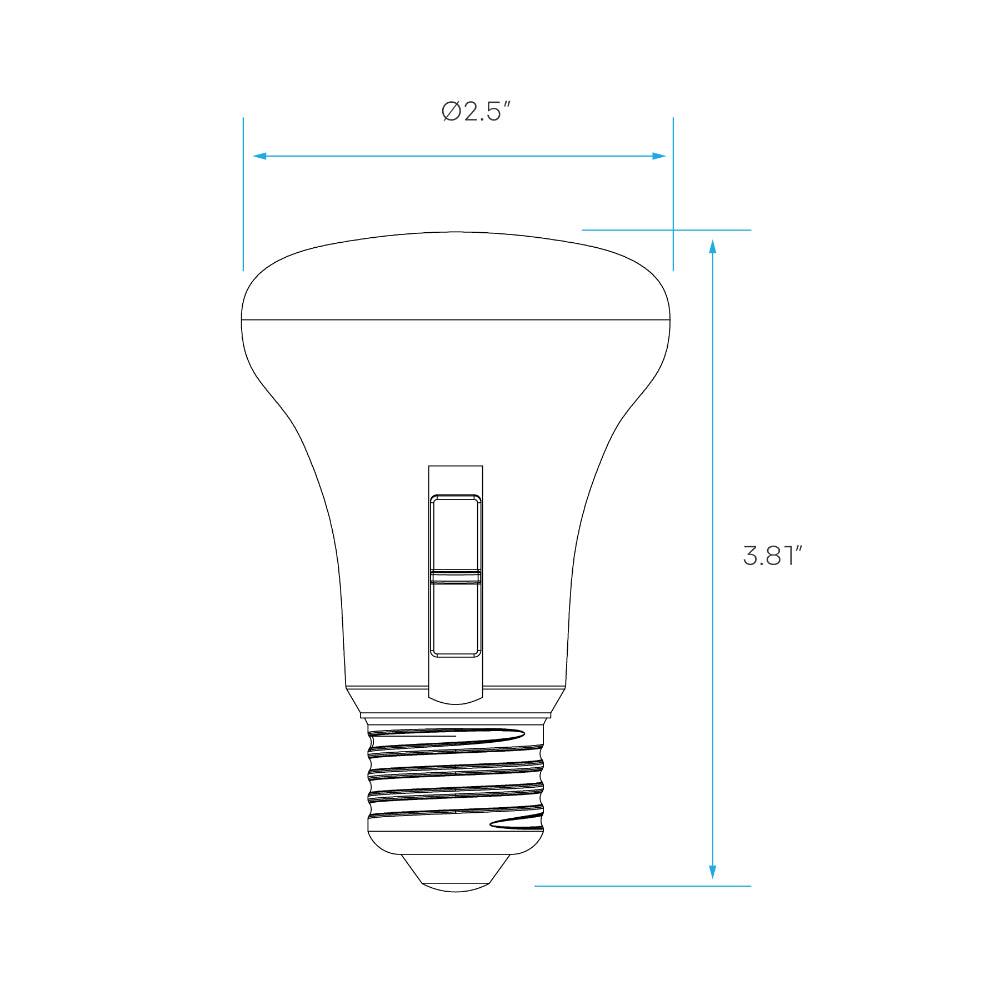 Luxrite BR20 7W - 5CCT Selectable LED Lamp Additional Image 1