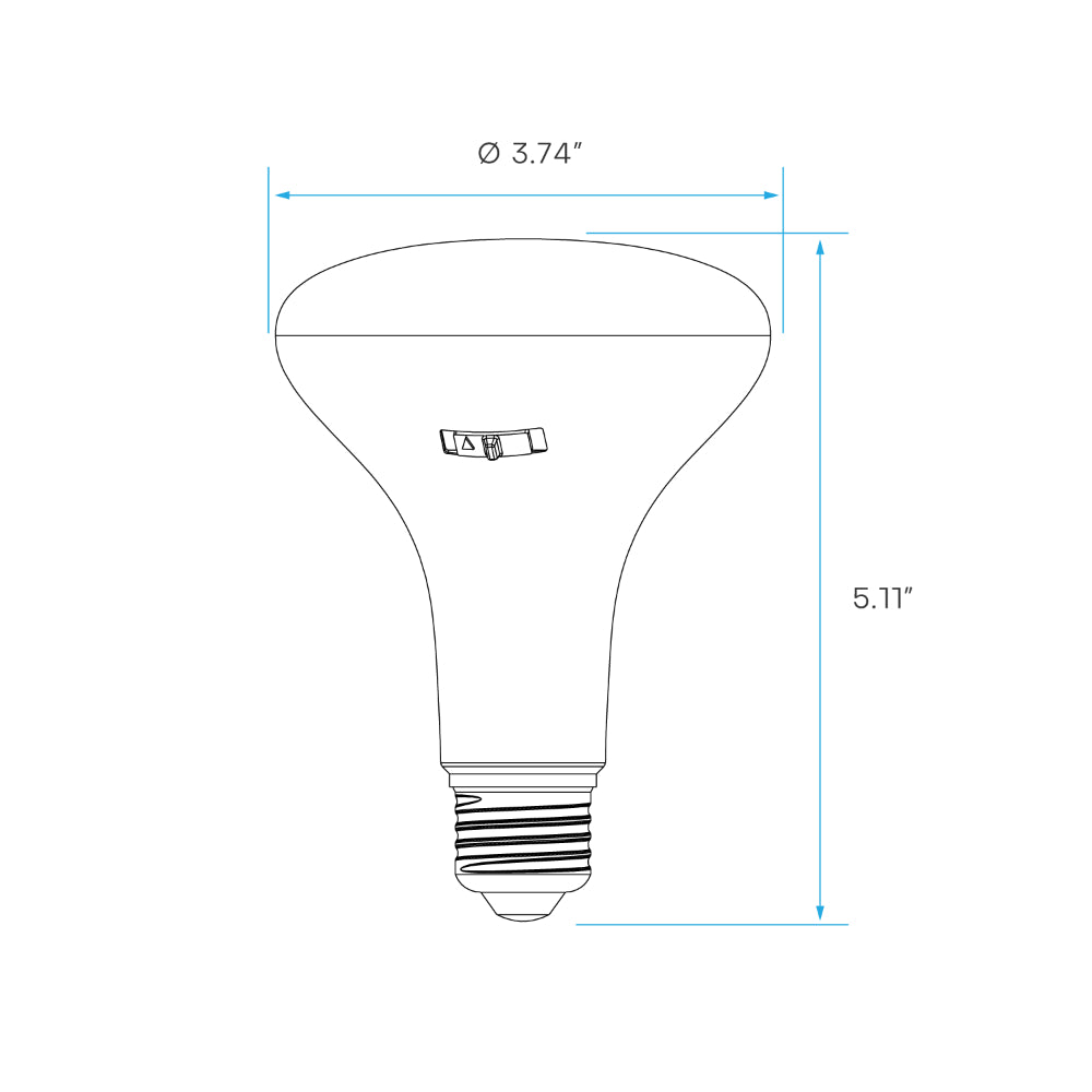 Luxrite BR30 10W 3CCT LED Lamp Additional Image 1