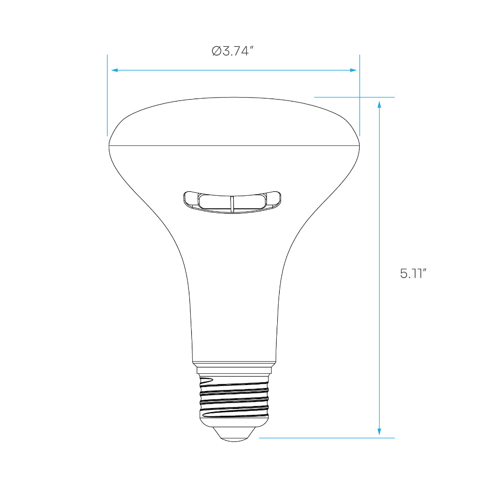 Luxrite BR30 10W - 5CCT Selectable LED Lamp Additional Image 1