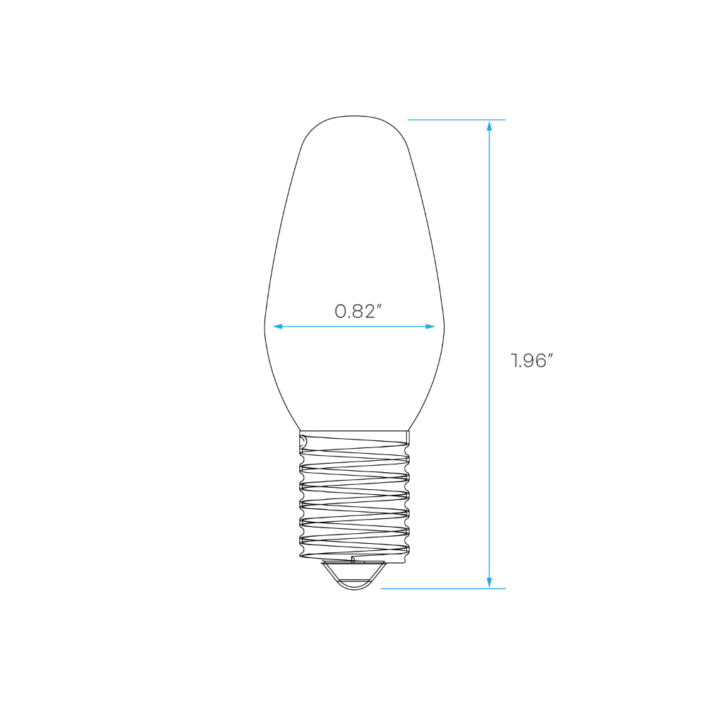 Luxrite C7 Series 0.5W Filament LED Lamp Additional Image - 14