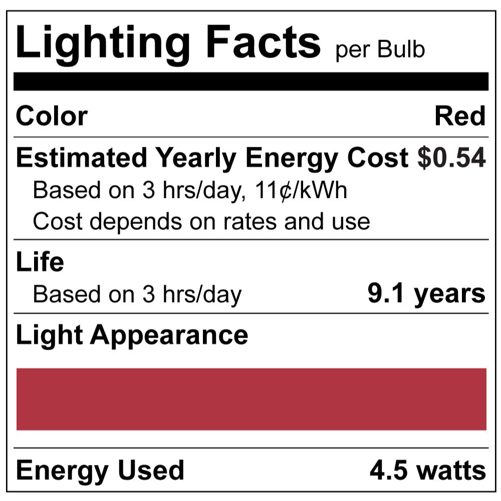 Luxrite E12 4.5W Filament Torpedo LED Lamp Additional Image - 6