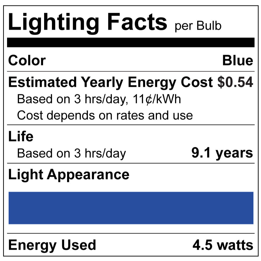Luxrite E12 4.5W Filament Torpedo LED Lamp Additional Image - 9