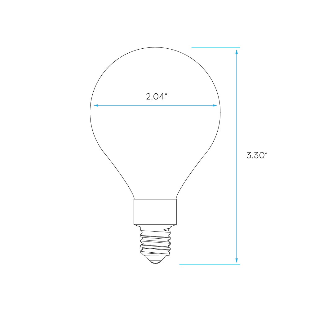 Luxrite G16.5 4W E12 Filament LED Lamp Additional Image - 2