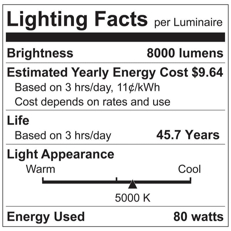 Luxrite Garage Light 80W 5000K E26 Base - PIR Sensor LED Lamp Additional Image 5