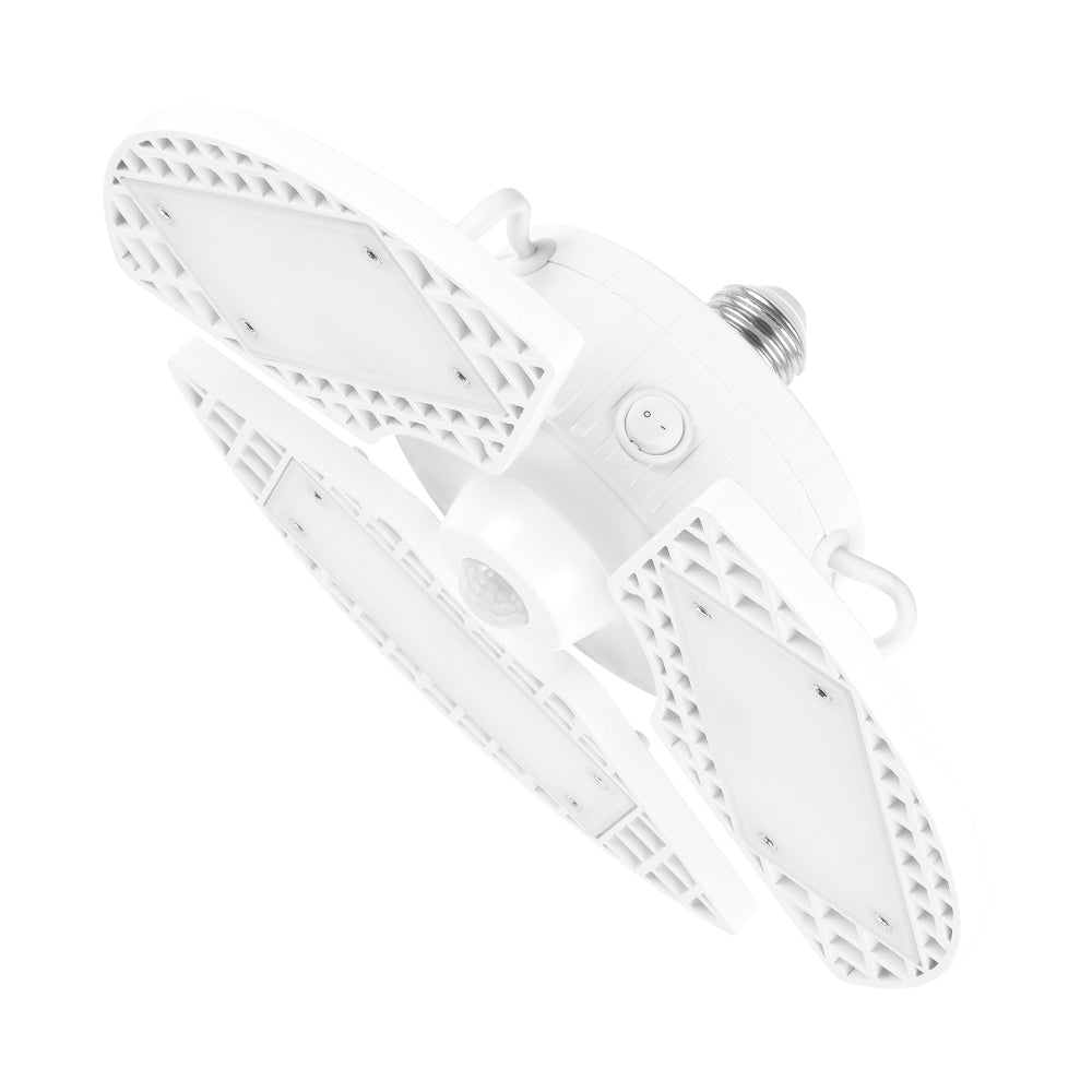 Luxrite Garage Light 80W 5000K E26 Base - PIR Sensor LED Lamp