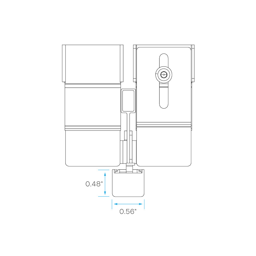 Luxrite Grid Smart 48" 9/16" Strip Light Additional Image 1