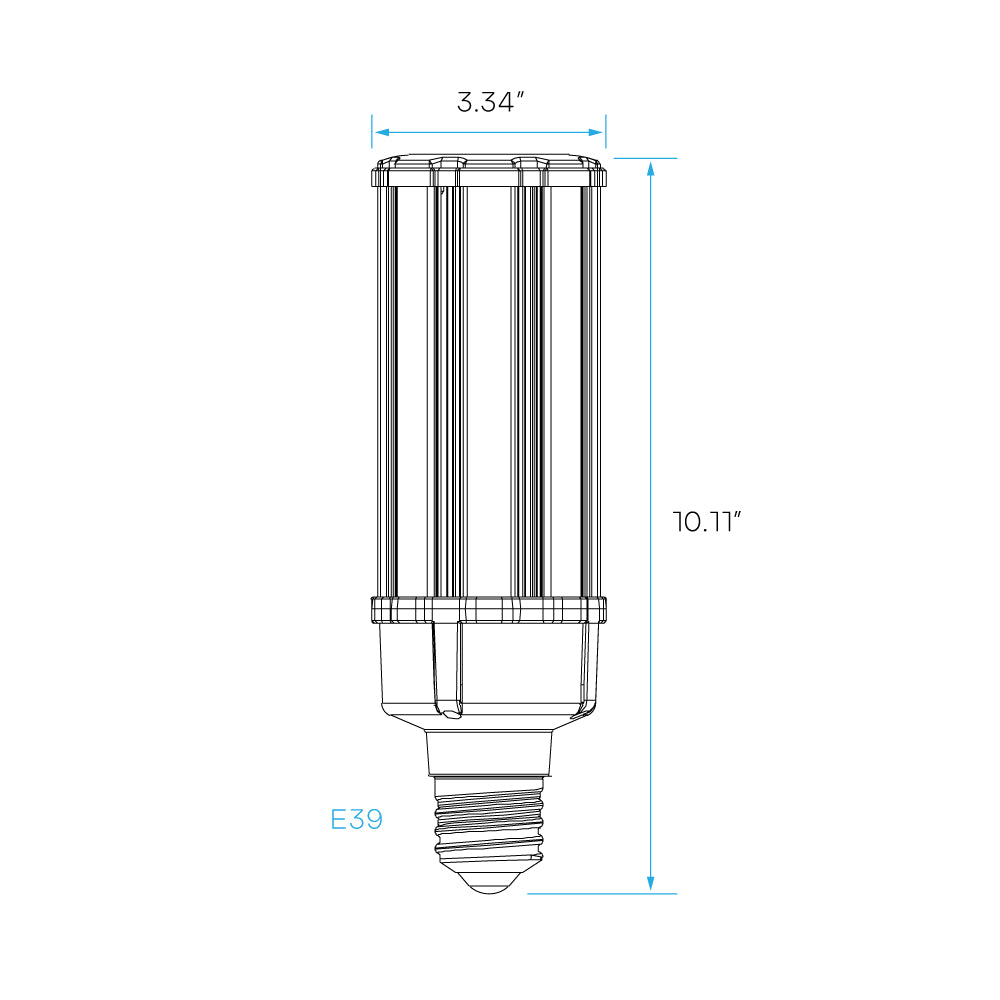 Luxrite HID Wattage Selectable, 3CCT E39 - Ballast Bypass LED Lamp Additional Image 2