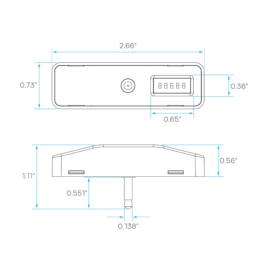 Luxrite Microwave Bi-Level Adjustable DC Motion Sensor - Audio Jack Additional Image 2