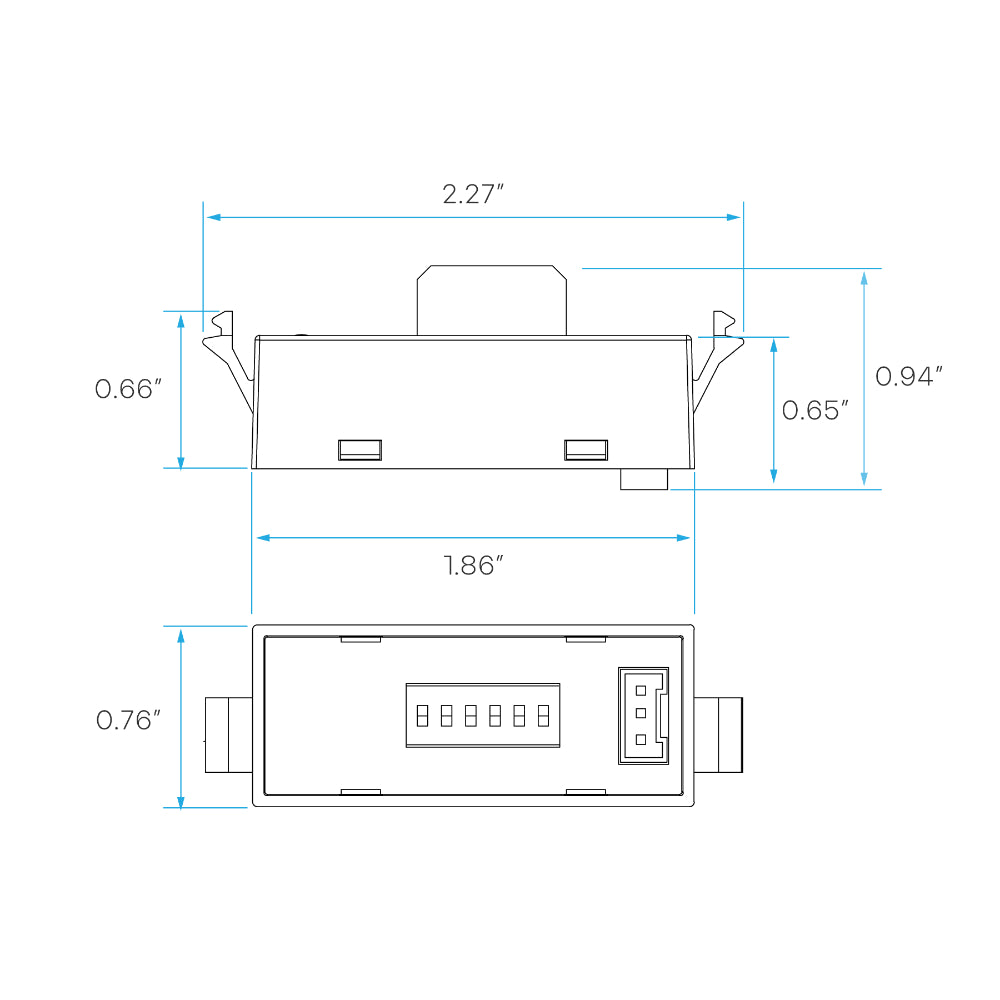 Luxrite Microwave Bi-Level DIP Switch Motion 1P Sensor Additional Image 2