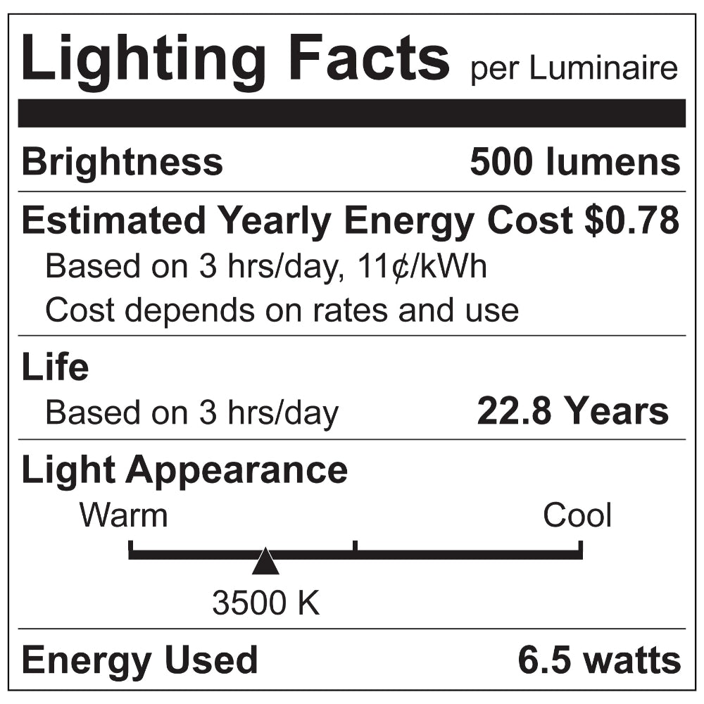Luxrite MR16 GX5.3 6.5W LED Lamp Additional Image 2