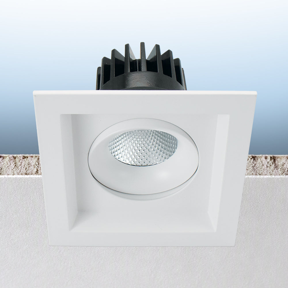 Luxrite Omni1 - Single Head Regressed Gimbal 5CCT Selectable - Dual Dimming/Universal Voltage Additional Image 5