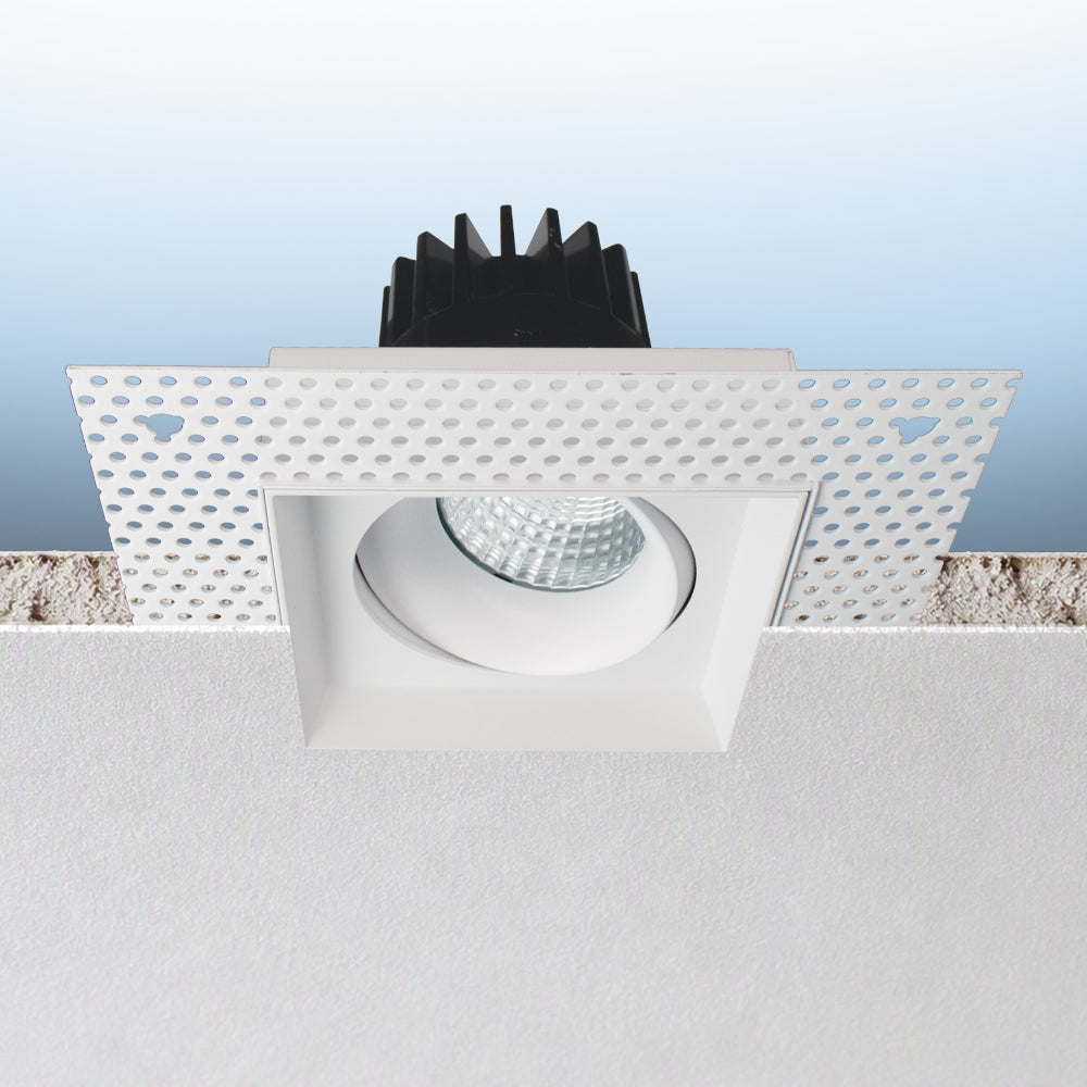 Luxrite Omni1 - Single Head Regressed Trimless Gimbal 5CCT Selectable - Dual Dimming/Universal Voltage Additional Image 6