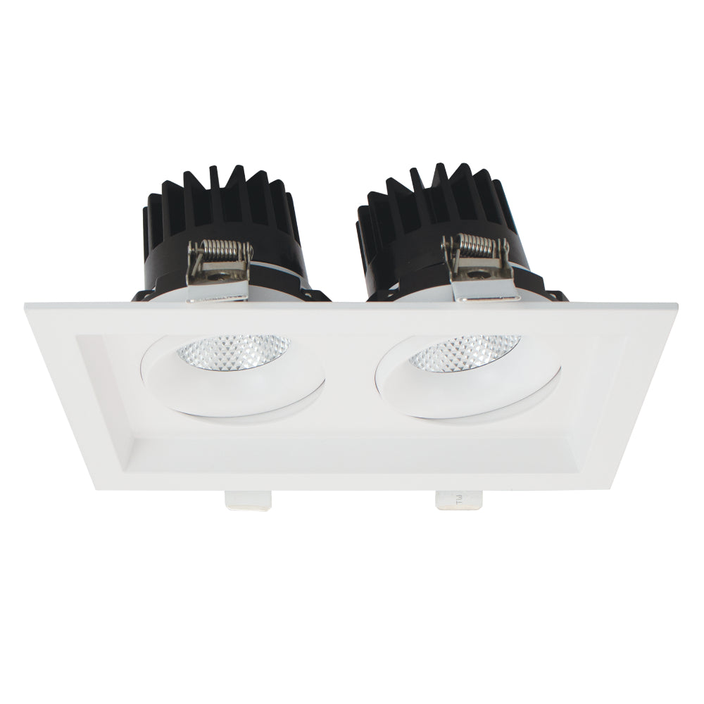 Luxrite Omni2 - Two Head Regressed Multi-Head Gimbal 5CCT Selectable - Dual Dimming/Universal Voltage Additional Image 7