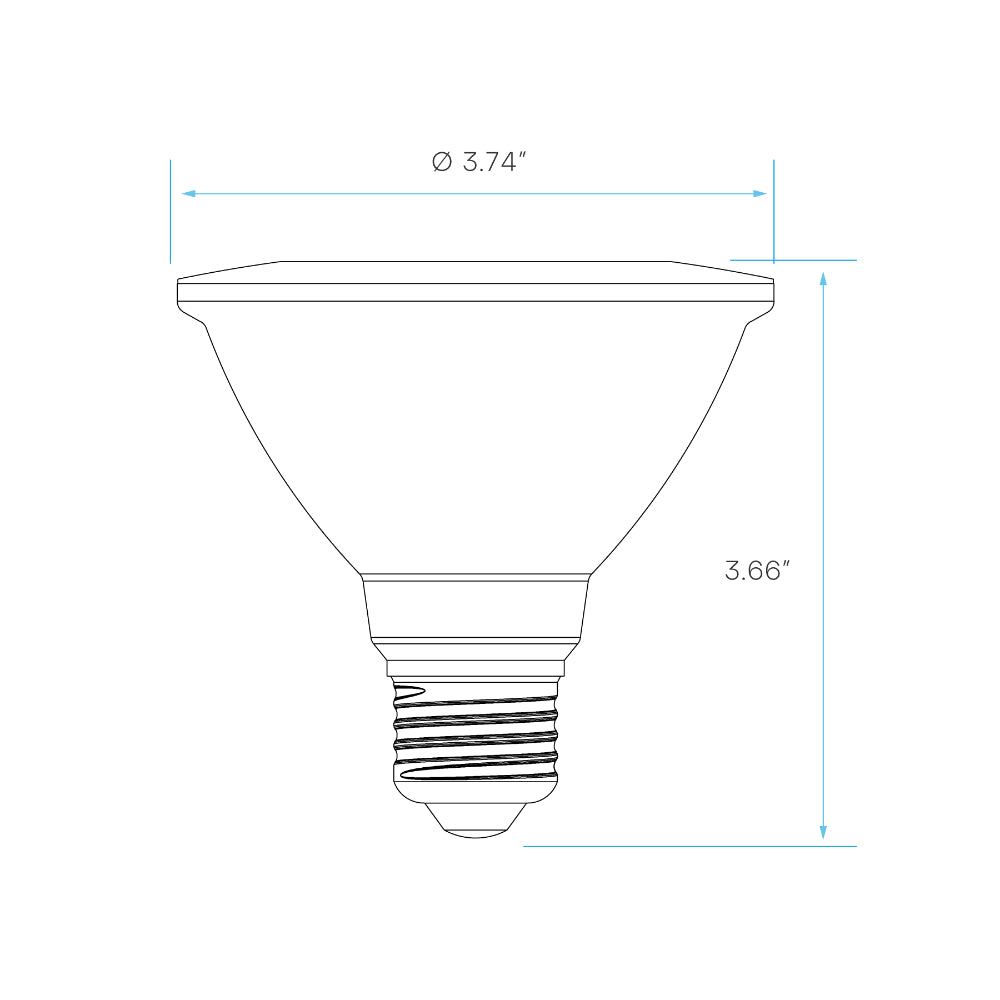 Luxrite PAR30 11W Short LED Lamp Additional Image 7