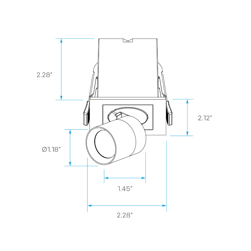 Luxrite Retractable Multi-Light 1 Head - 5CCT Selectable Additional Image 5