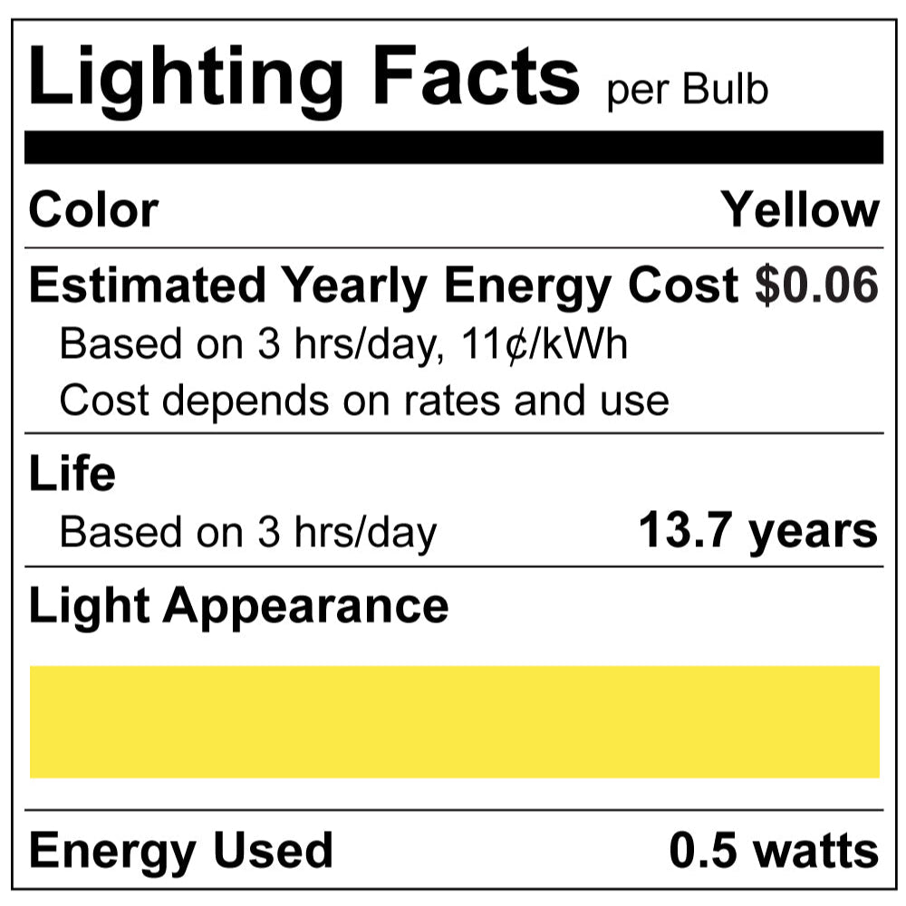 Luxrite S14 Series 0.5W Filament LED Lamp Additional Image - 10