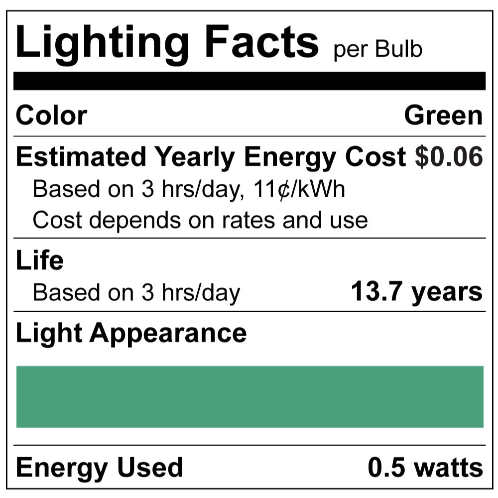 Luxrite S14 Series 0.5W Filament LED Lamp Additional Image - 8