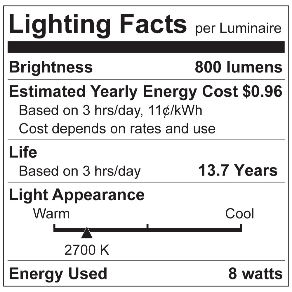 Luxrite ST19 8W E26 Filament LED Lamp Additional Image - 5