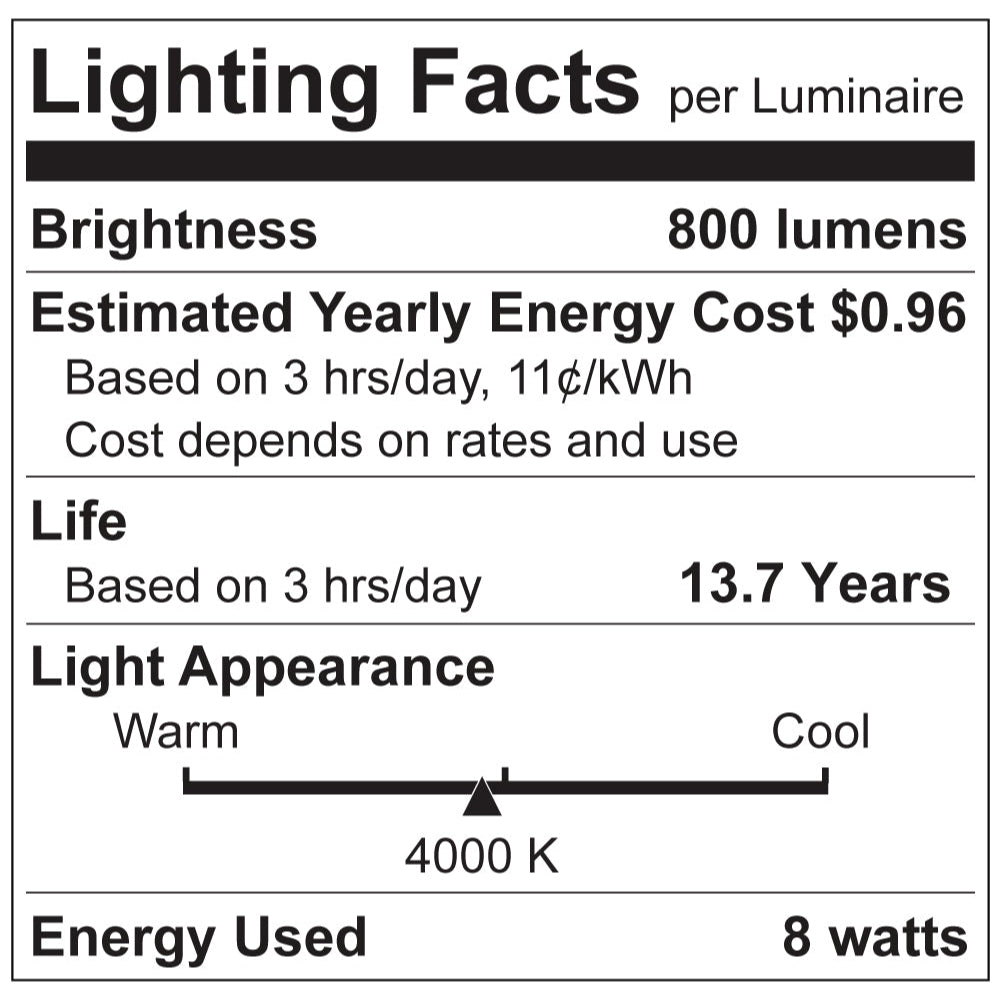 Luxrite ST19 8W E26 Filament LED Lamp Additional Image - 7