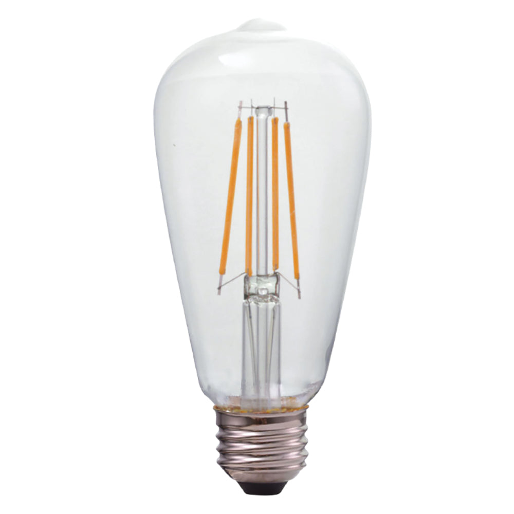 Luxrite ST19 8W E26 Filament LED Lamp