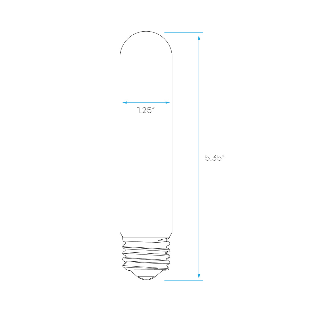 Luxrite T10 5W E12 Filament LED Lamp Additional Image - 1