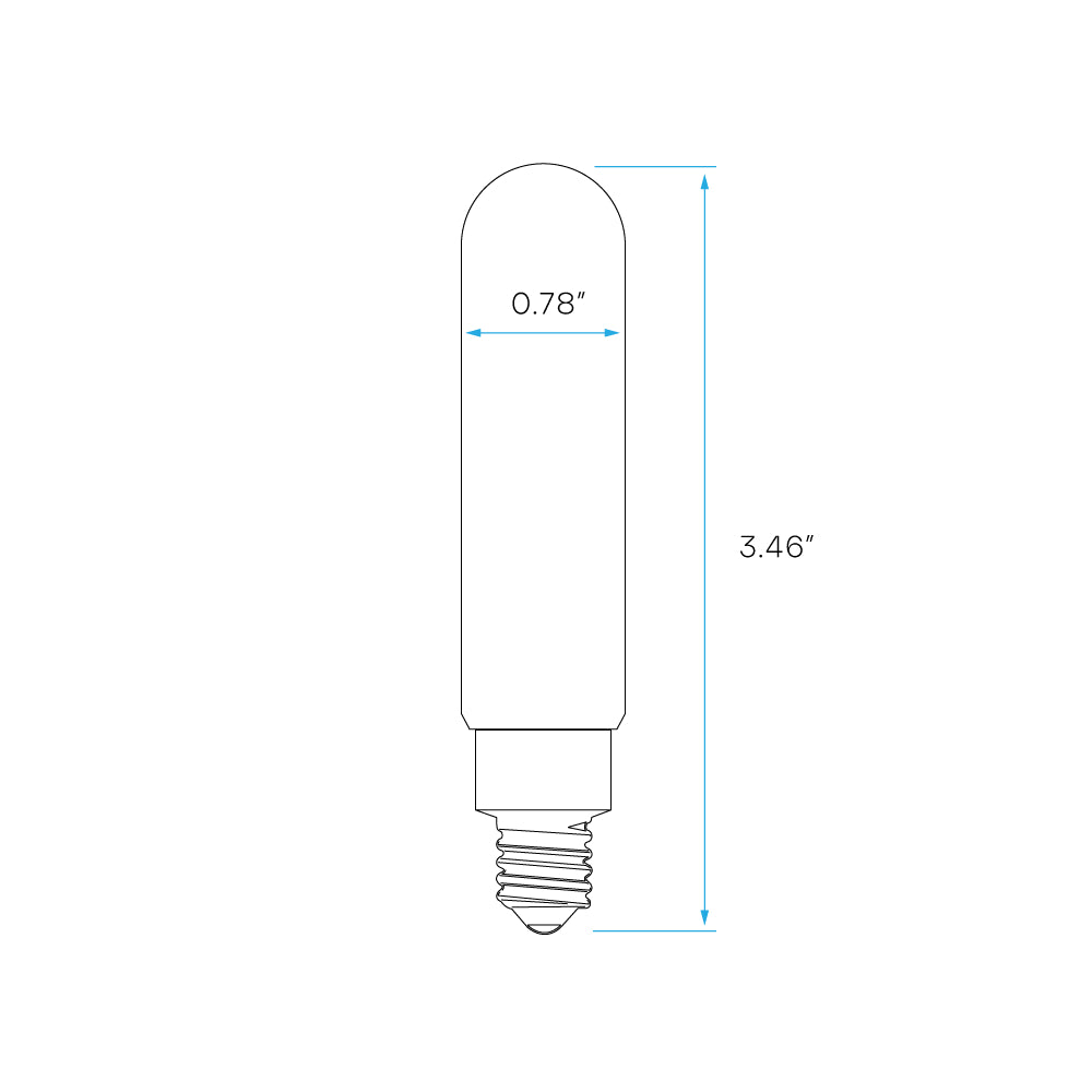Luxrite T6.5 5W E12 Filament LED Lamp Additional Image - 1