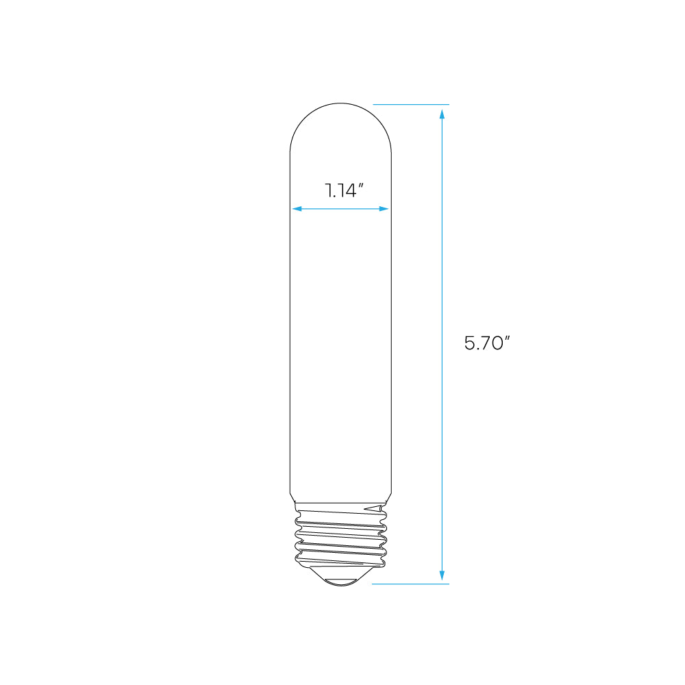 Luxrite T9 5W E26 Filament LED Lamp Additional Image - 6