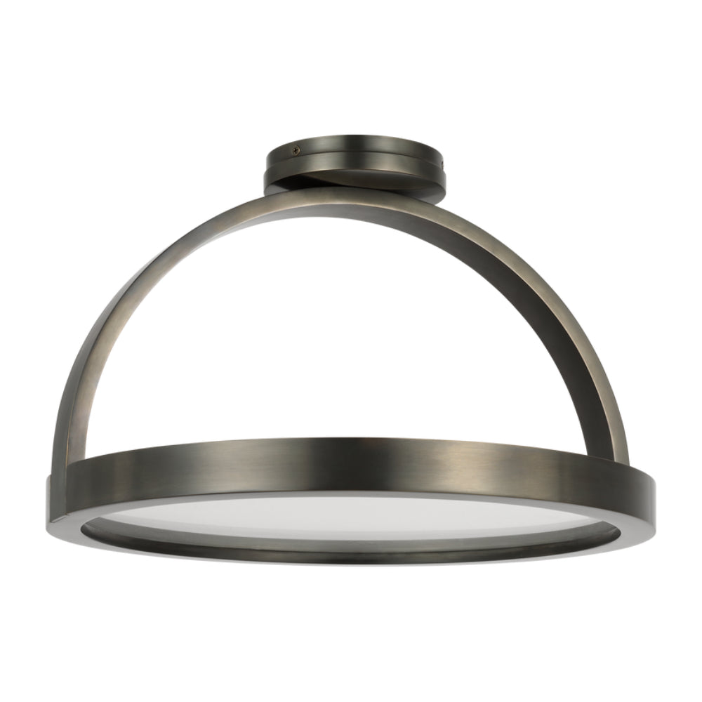 Visual Comfort Cerne Large Semi Flush Mount Light
