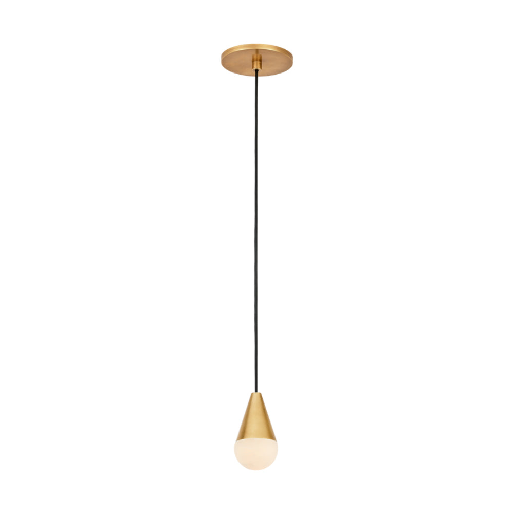 Visual Comfort Cupola Alabaster 1 Light Pendant