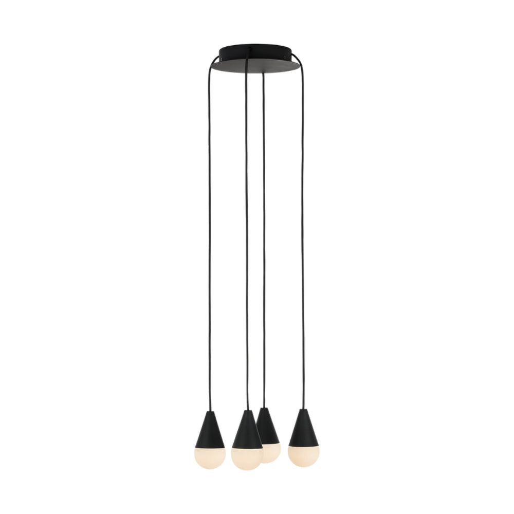 Visual Comfort Cupola Alabaster 4 Light Chandelier