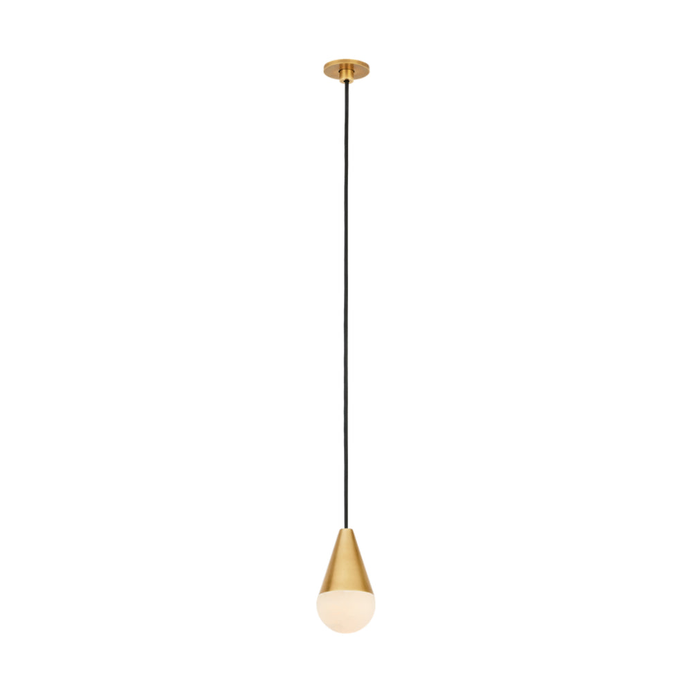 Visual Comfort Cupola Alabaster Port Alone Pendant
